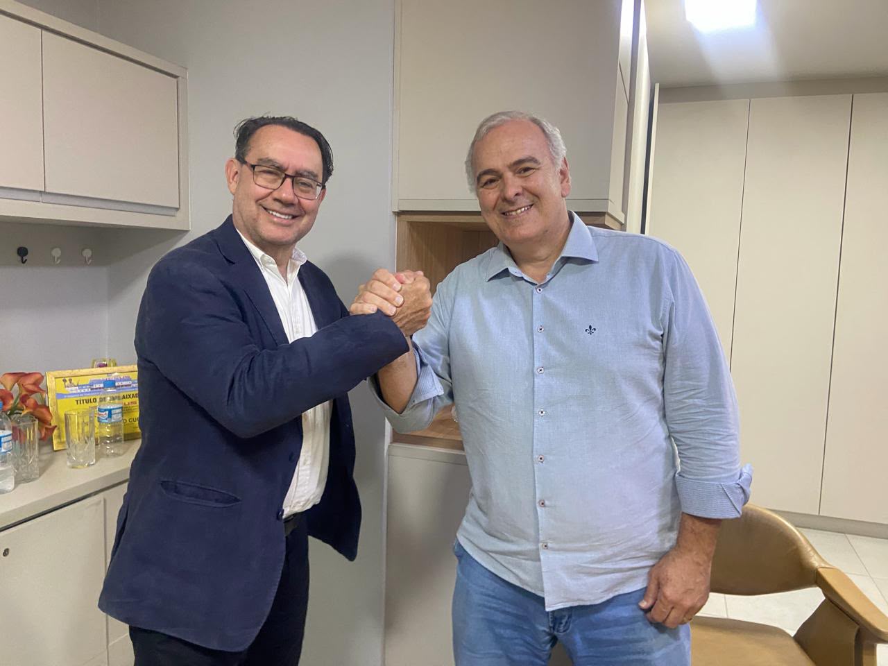 CURY FAZ PRIMEIRA REUNIÃO COM DELGADO PARA DISCUTIR PRÓXIMAS AGENDAS E PREPARAÇÃO PARA DEBATES